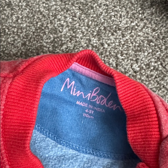 Mini Boden mushroom mouse pullover and Gap Apple pullover - Picture 3 of 6